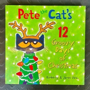 Pete The Cats 12 Groovy Days of Christmas Book NEW
